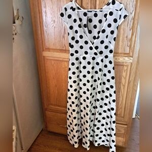 Beautiful NWT dress by QQY Studio size S bust 40" plus a free homemade gift